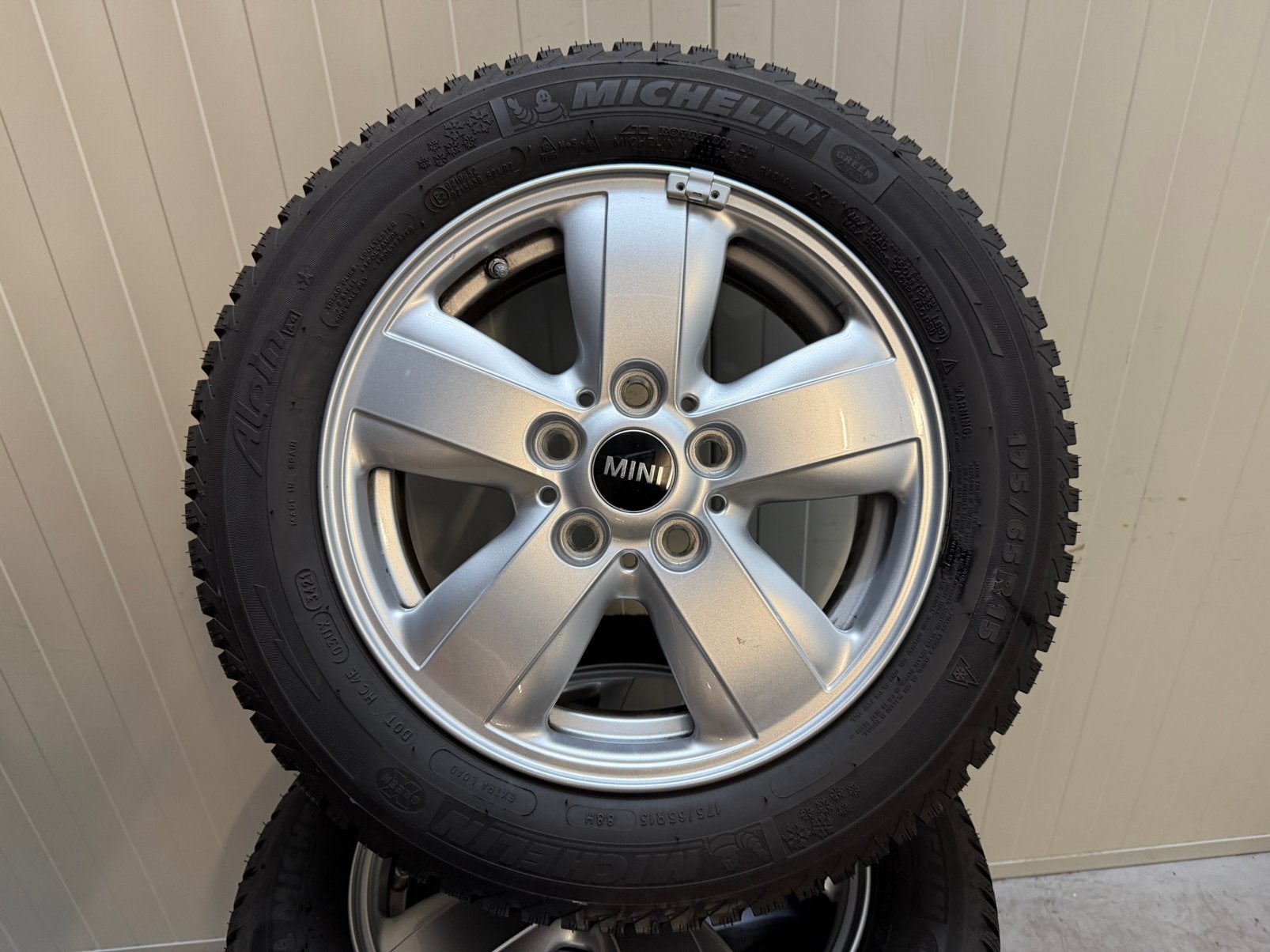 Originele Mini cooper F55 F56 F57 15 inch Winter TPMS 2021 *, Ophalen, Gebruikt, 15 inch, 175 mm