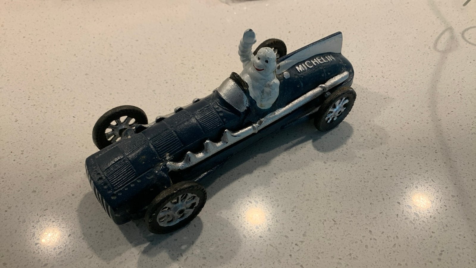 Michelin Gietijzeren Raceauto Jaren 30 stijl, Ophalen of Verzenden, Gebruikt, Formule 1
