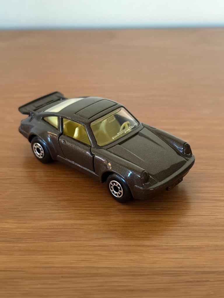 Matchbox nr 3 1978 Porsche Turbo - Bruin, Ophalen of Verzenden, Gebruikt, Auto