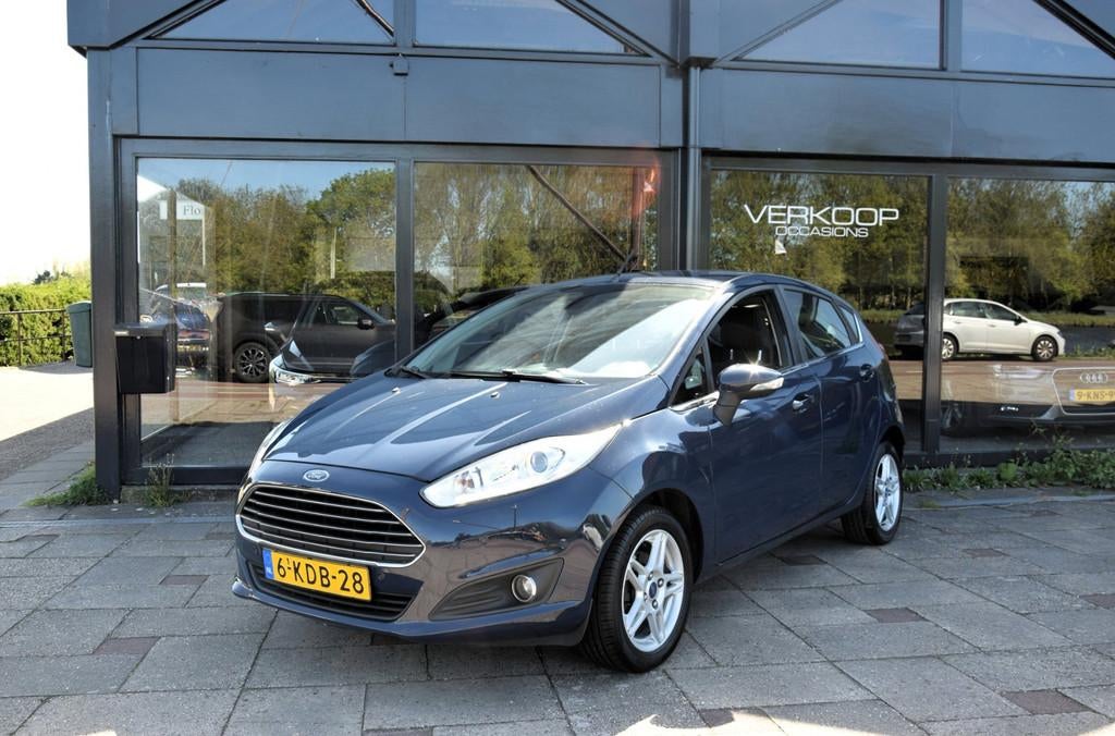 Ford Fiesta 1.6 Ti-VCT Titanium, 4 cilinders, Blauw, Origineel Nederlands, Fiësta