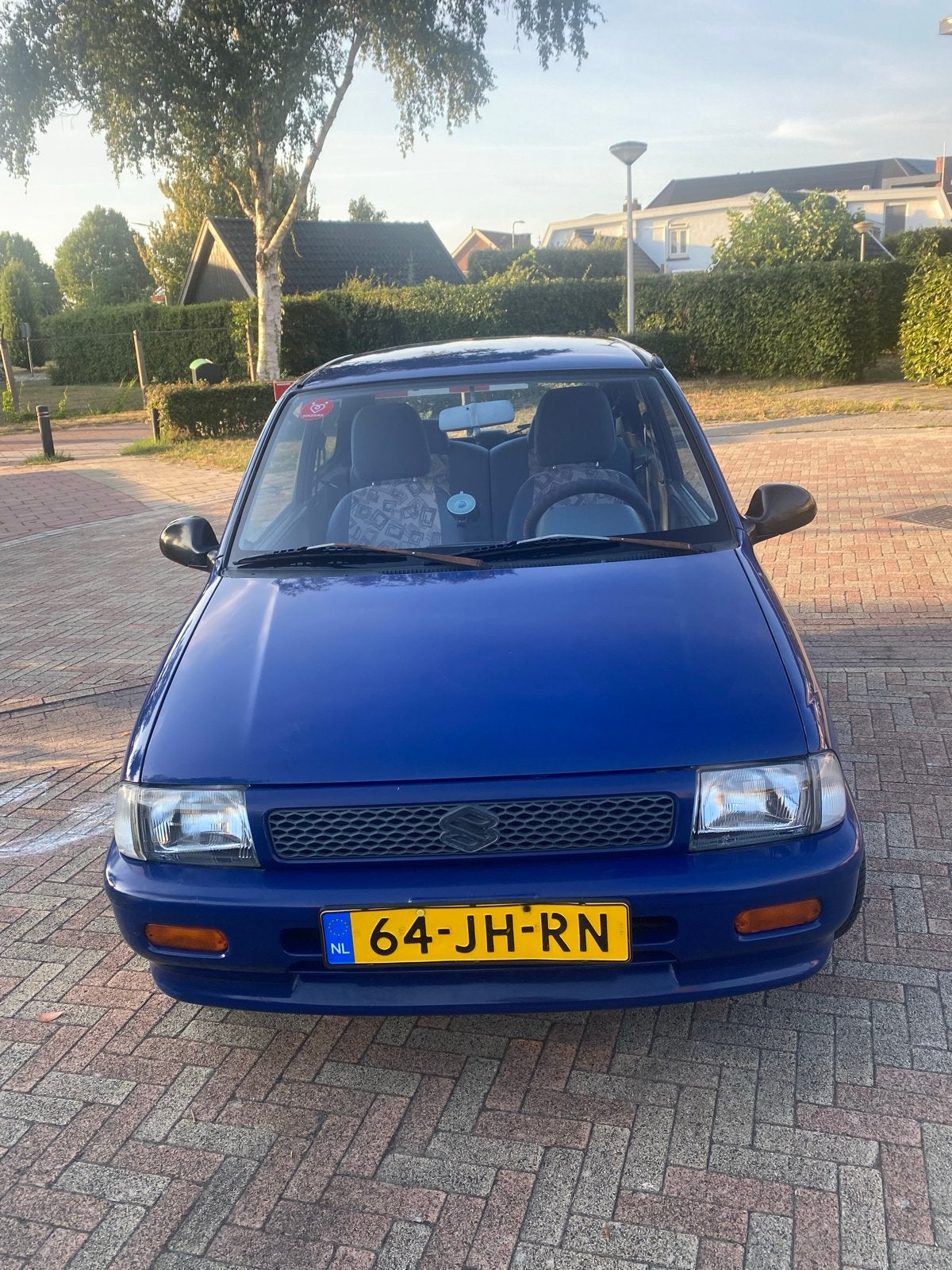 Suzuki Alto 1.0 GA AUT 2002 Blauw APK tot aug ‘27, Stof, Radio, Grijs, Particulier