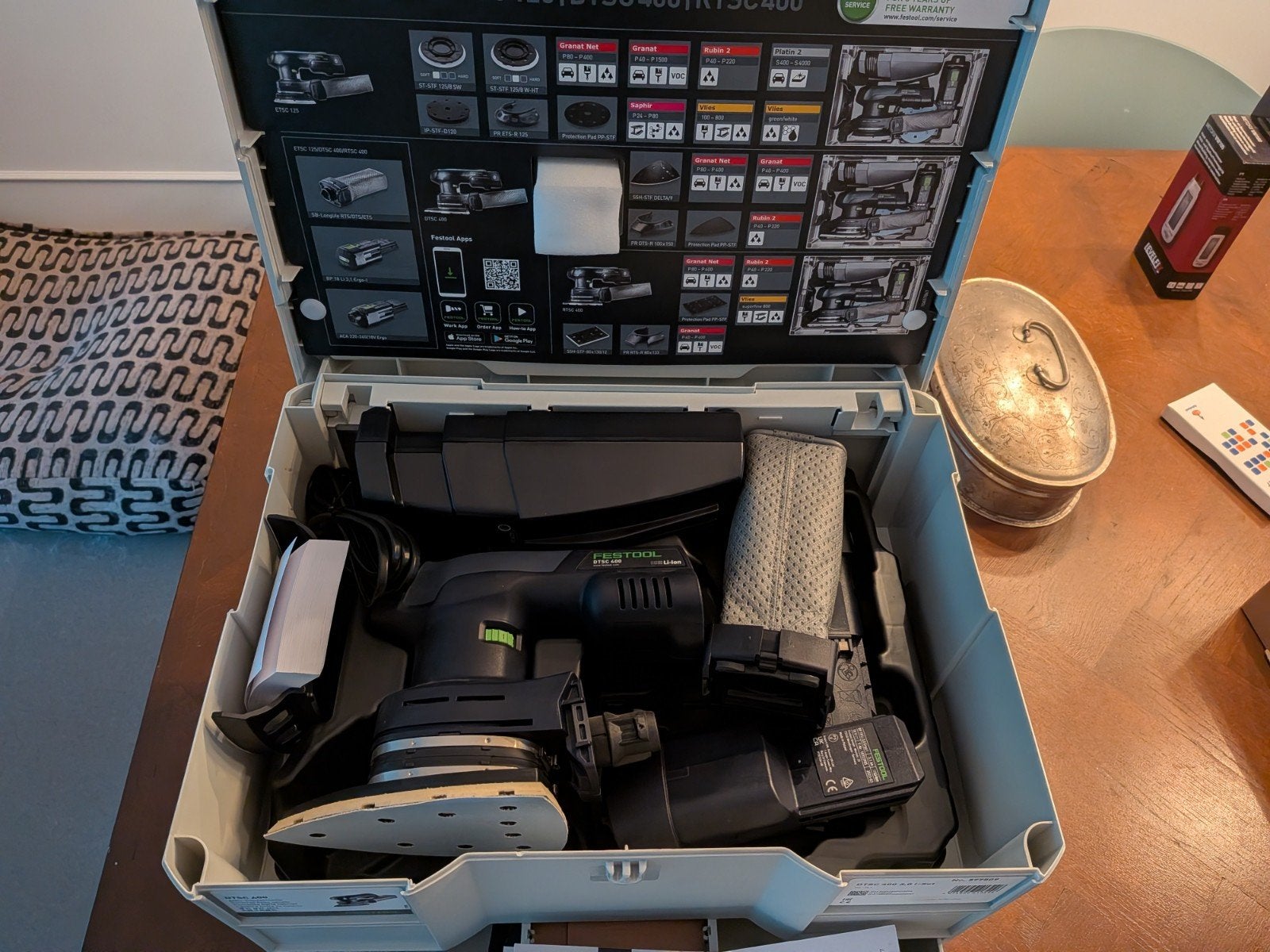 Festool DTSC 400 set Accu Schuursmachine