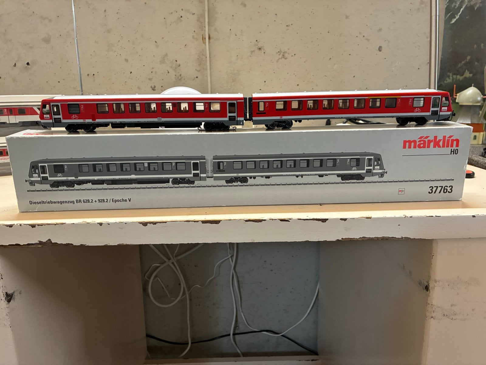 Märklin 37763 BR 628+928.2 MFX Dieseltreinstel OVP, Wisselstroom, Treinset, Ophalen of Verzenden, Zo goed als nieuw