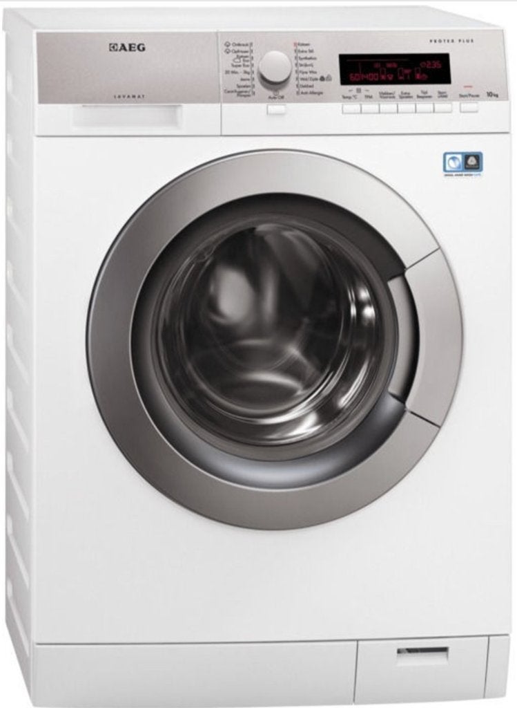 Aeg wasmachine 8 kg 1600 toeren, Ophalen, 8 tot 10 kg, Handwasprogramma, Voorlader