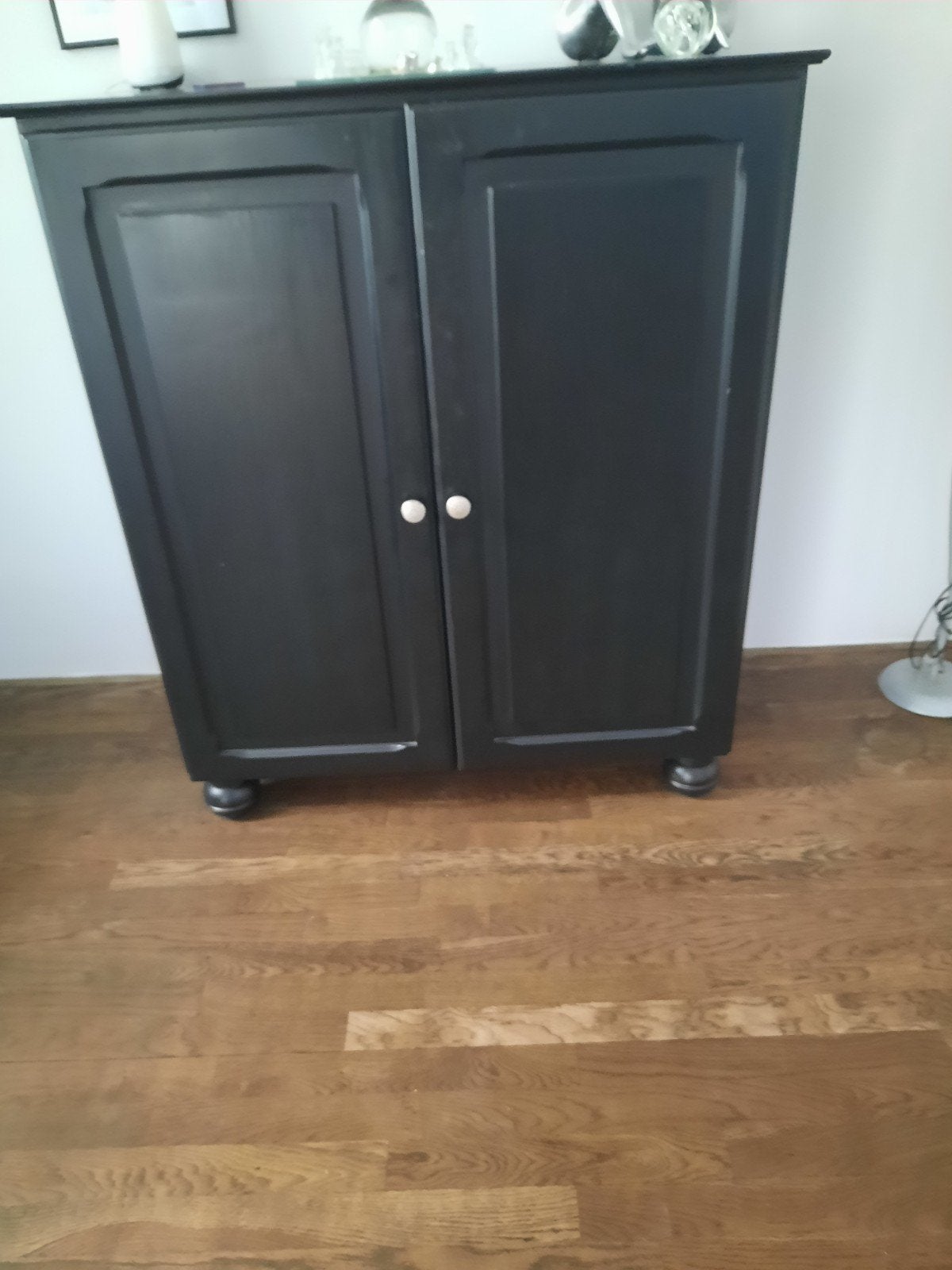 2 deurs kast mat zwart Geen fineer eiken, Huis en Inrichting, Ophalen of Verzenden, Zo goed als nieuw, 170 cm of meer