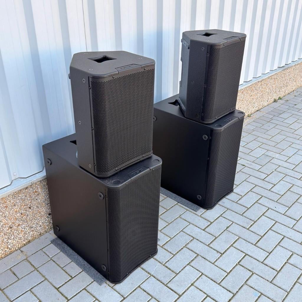 QSC AP-4122m (2) luidspreker + AP-212sw (2) subwoofer, Overige merken, Overige typen, Nieuw, Ophalen of Verzenden