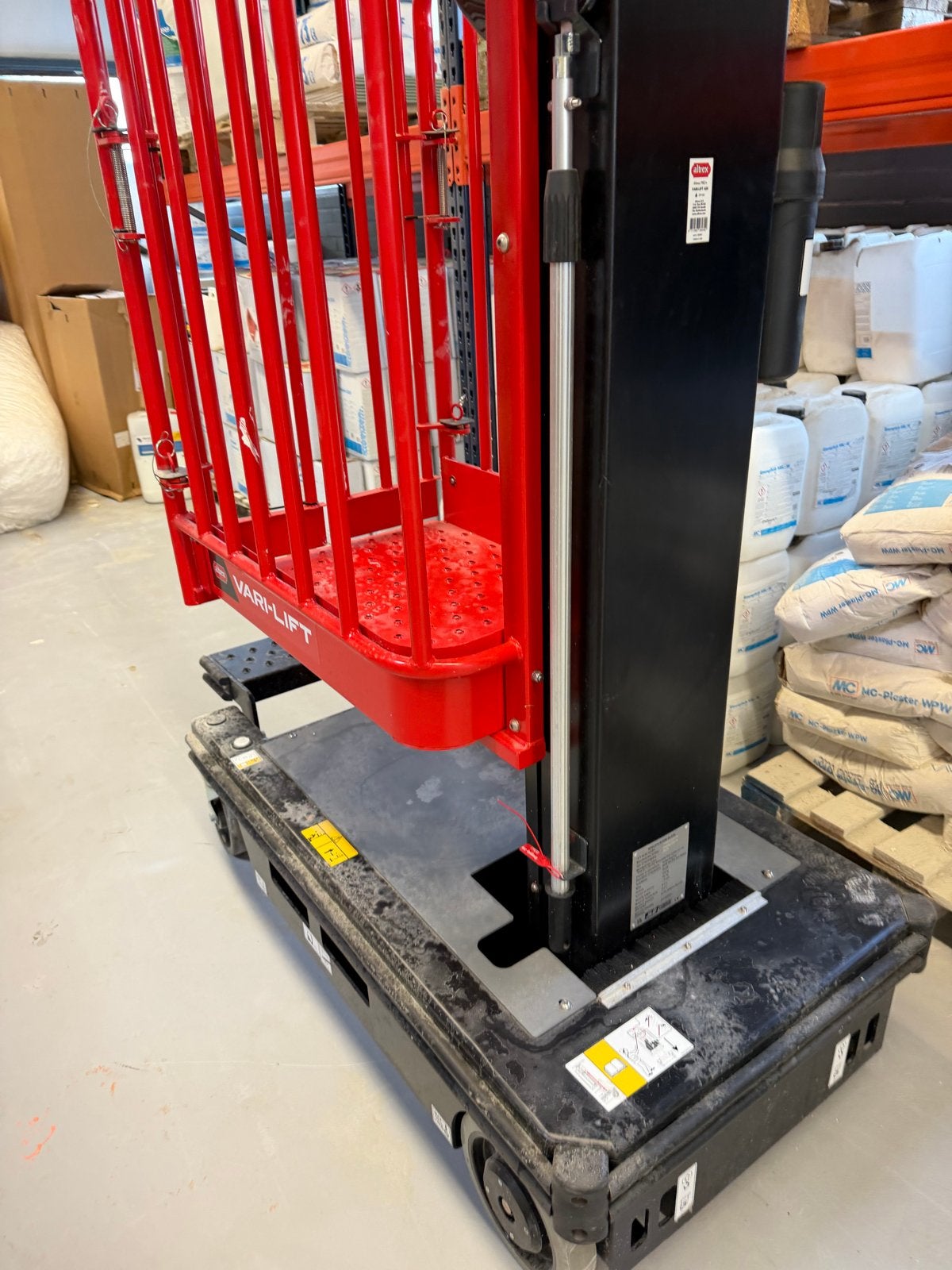 Altrex PRO+ VARI-LIFT 420 hoogwerker, Ophalen