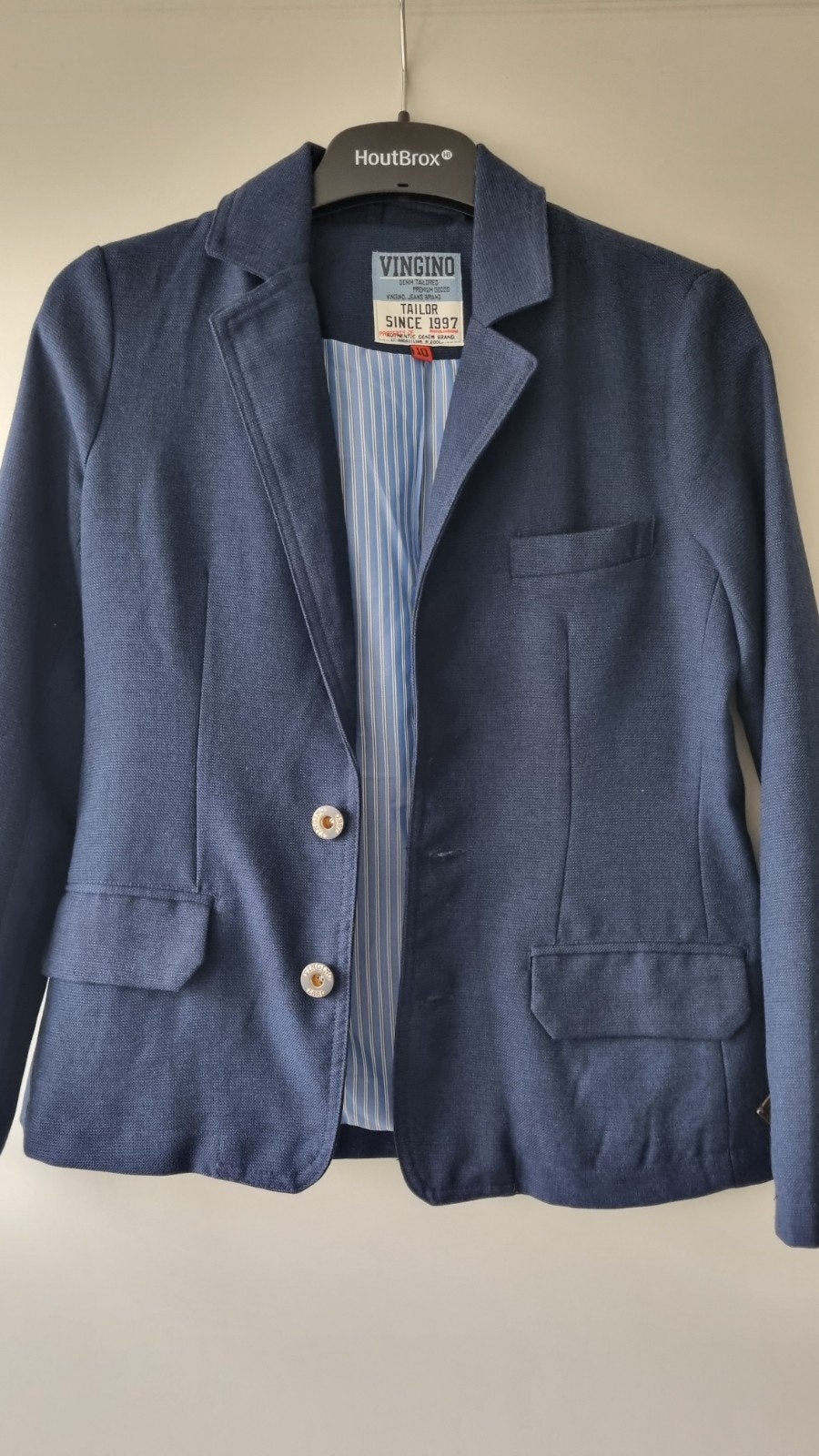 Vingino colbert/ blazer maat 10 / 140 zgan, Ophalen of Verzenden, Zo goed als nieuw, Vingino, Jongen