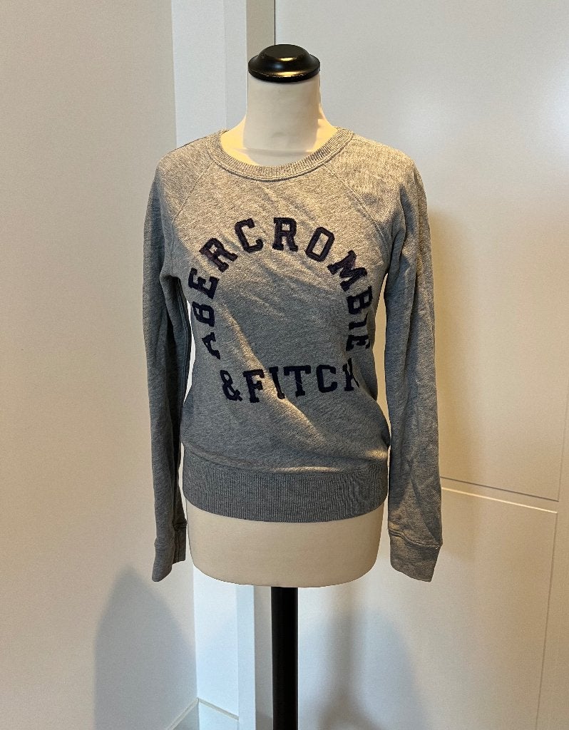 Heel goed grijs blauw Abercrombie & Fitch sweater trui XS 34, Kleding | Dames, Ophalen of Verzenden, Zo goed als nieuw, Maat 34 (XS) of kleiner