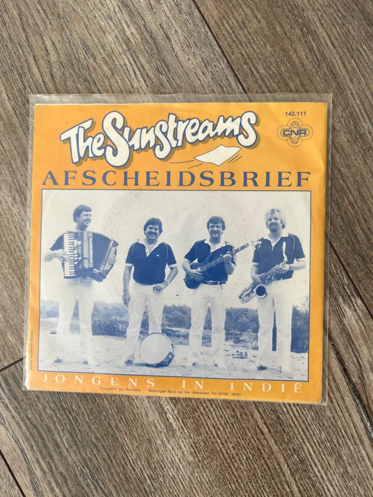 The Sunstreams - afscheidsbrief, Ophalen of Verzenden, Zo goed als nieuw, Overige formaten, Levenslied of Smartlap