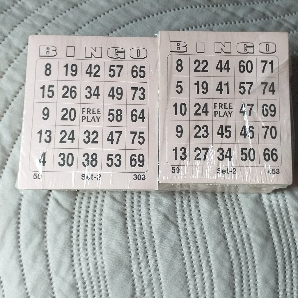 Bingokaarten, nieuw, Ophalen of Verzenden, Nieuw