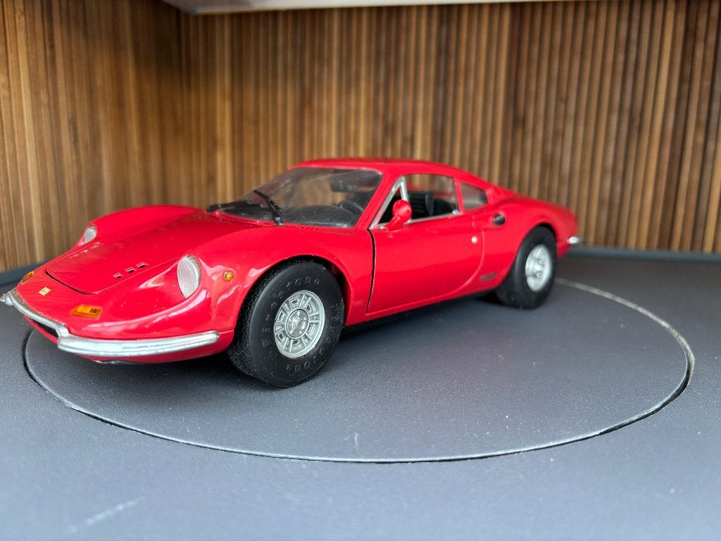 Ferrari 246 GT Dino 1:18 Anson Rood MJ, Hobby en Vrije tijd, Ophalen of Verzenden, Zo goed als nieuw, Auto, Anson