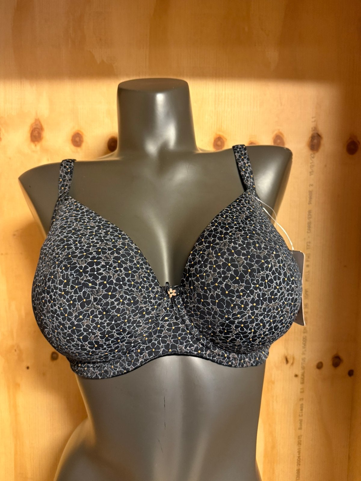 Ulla dessous bh maat 75g model 7622, Verzenden, Zwart, BH