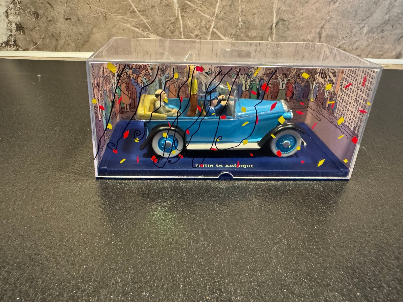 Kuifje in Amerika modelauto - Nieuwstaat, Ophalen of Verzenden, Nieuw, Auto