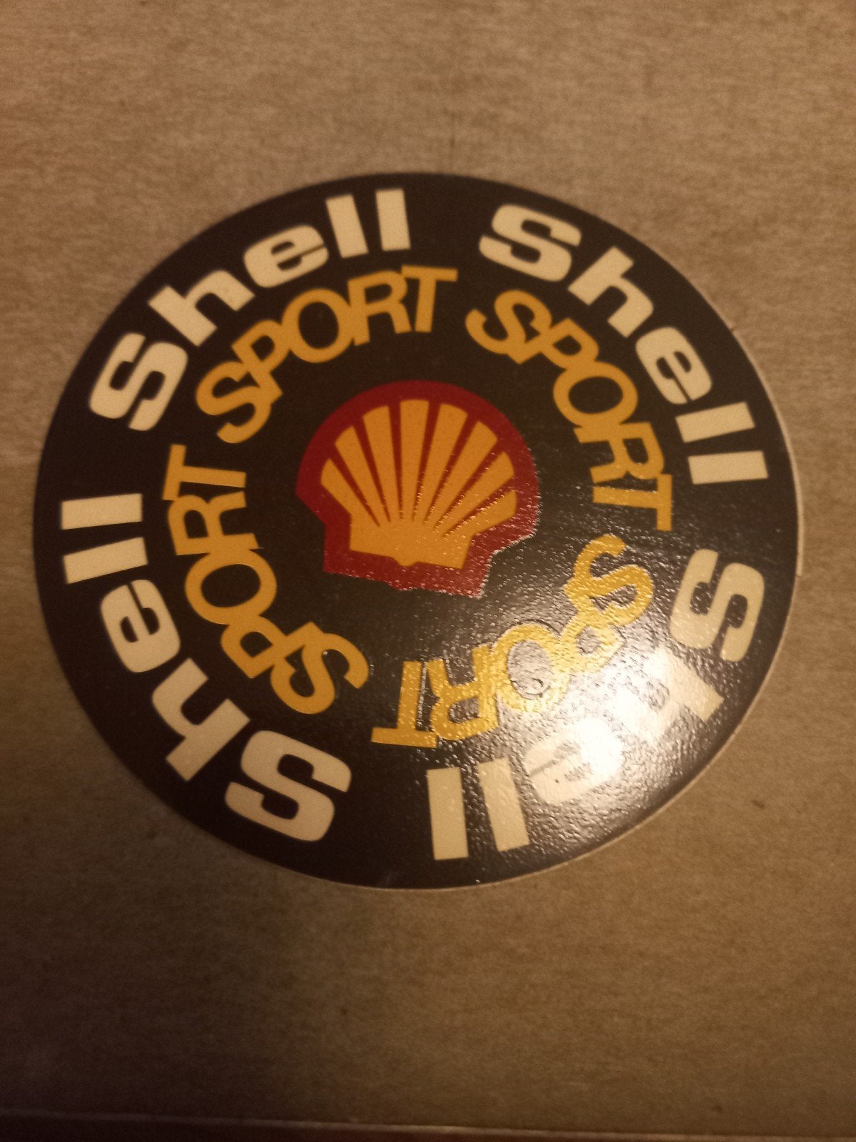Vintage Shell Sport Sticker, Ophalen of Verzenden, Gebruikt, Overige typen
