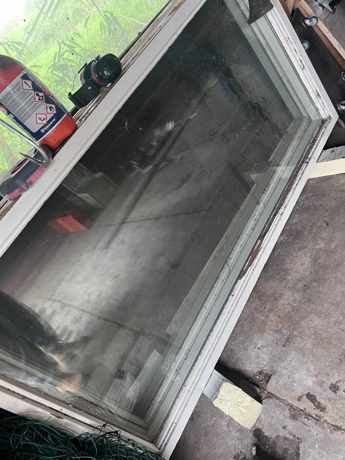 Gratis Thermopane kozijnen. Hardhout., Doe-het-zelf en Verbouw, Glas en Ramen, Ophalen, Gevelraam of Ruit, Gebruikt, 120 tot 160 cm