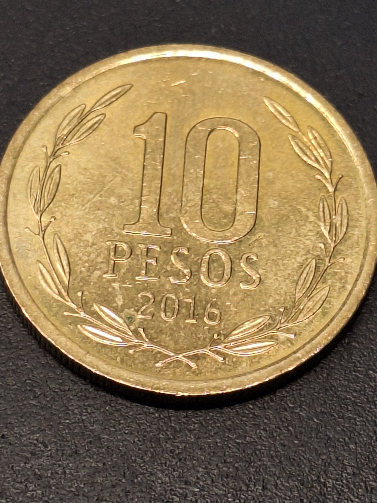 Chili 10 pesos 2016, Ophalen of Verzenden, Zuid-Amerika