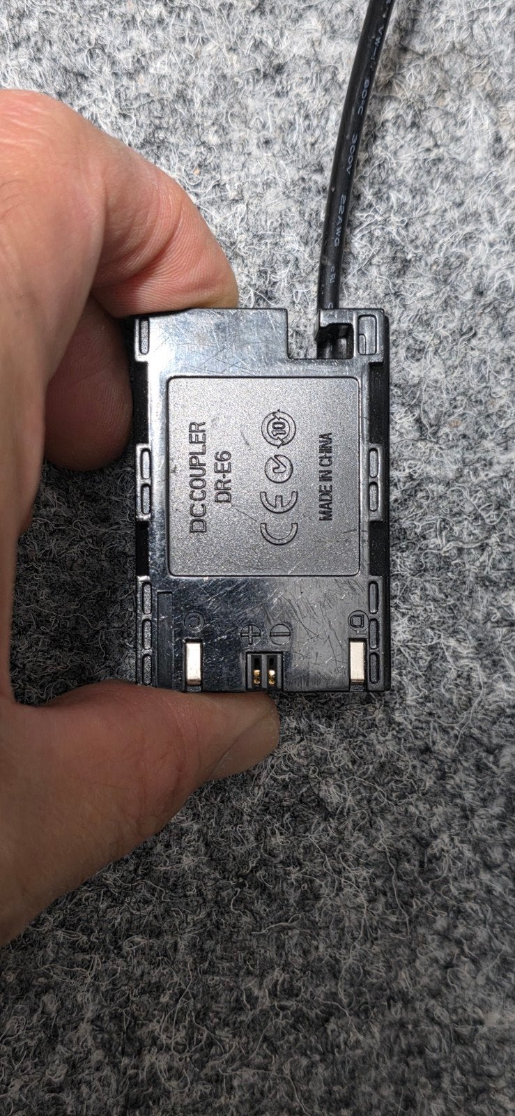 Batterij converter Sony NP-F naar Canon LP-E6, Onbekend@voorbeeld.com, Overige merken, Onbekend, Ophalen of Verzenden