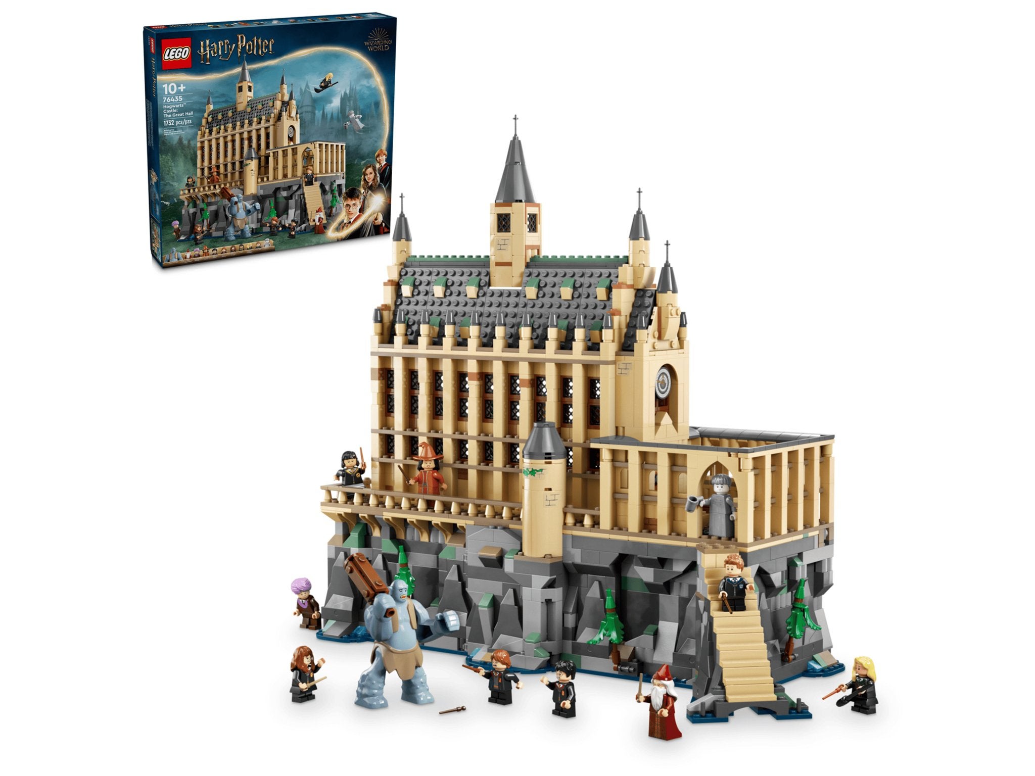 LEGO 76435 Harry Potter the great hall Zweinstein Kasteel, Lego, Harry Potter, Ophalen of Verzenden, Zo goed als nieuw
