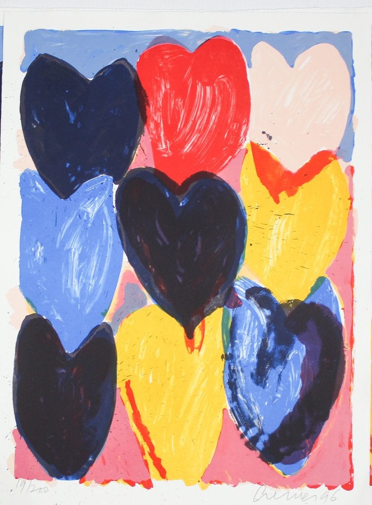 Jan Cremer (1940-2024) tulpen 1996 79 cm %100 origineel, Ophalen