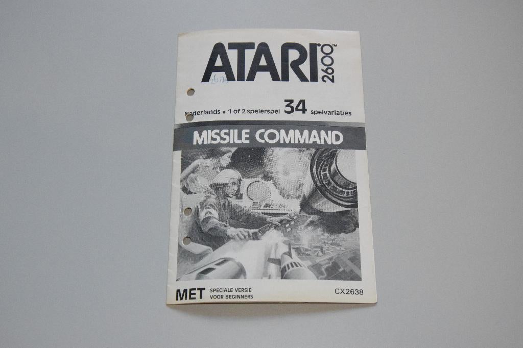 Atari 2600 : Missile Command (alleen Handleiding), Spelcomputers en Games, Games | Atari, Gebruikt, Atari 2600, Avontuur en Actie