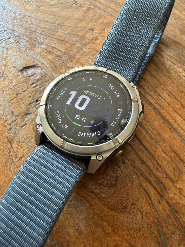 Garmin Fenix 8 Pro Amoled Sapphire 51mm topstaat, Sieraden, Tassen en Uiterlijk, Sporthorloges, Zo goed als nieuw, Android, Zilver