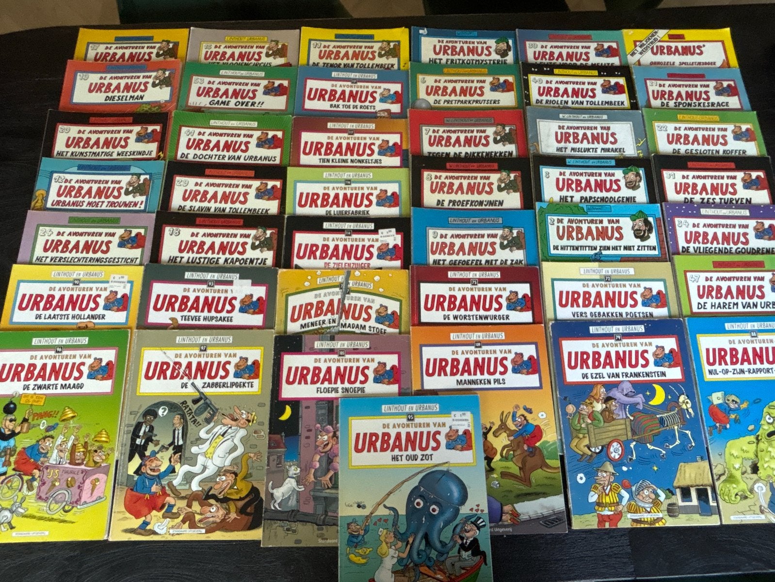 47 Urbanus stripboeken - De Avonturen van Urbanus, Meerdere stripboeken, Ophalen of Verzenden, Gelezen