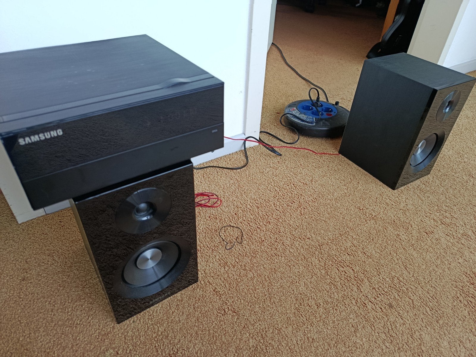 Samsung CD/DVD/USB-speler met FM, met luidsprekers - Zo goe, Audio, Tv en Foto, Home Cinema-sets, Overige systemen, Ophalen of Verzenden