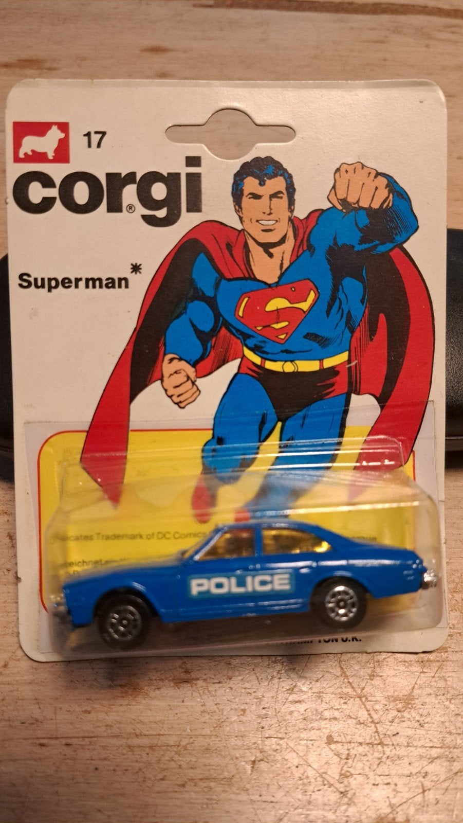 Corgi Superman Politieauto - Nieuw in verpakking, Ophalen of Verzenden, Nieuw