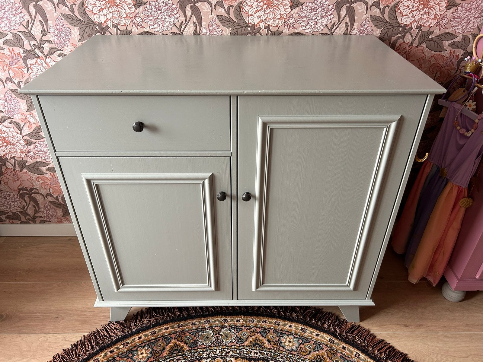 WOOOD Commode kast - Grijs clay, 50 tot 70 cm, Ophalen of Verzenden, 90 tot 105 cm, 100 cm of meer