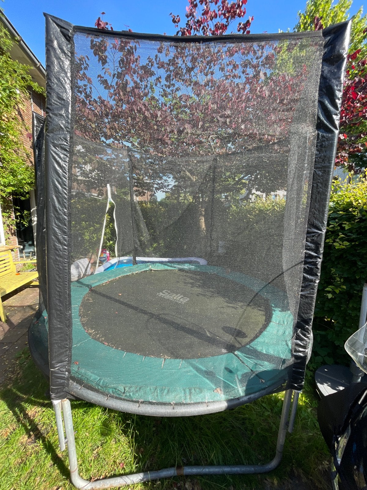 Salta trampoline met veiligheidsnet, Ophalen, Gebruikt