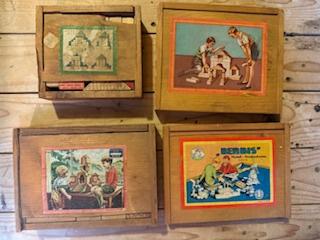 Blokkendozen ca 70 jaar oud, Ophalen of Verzenden