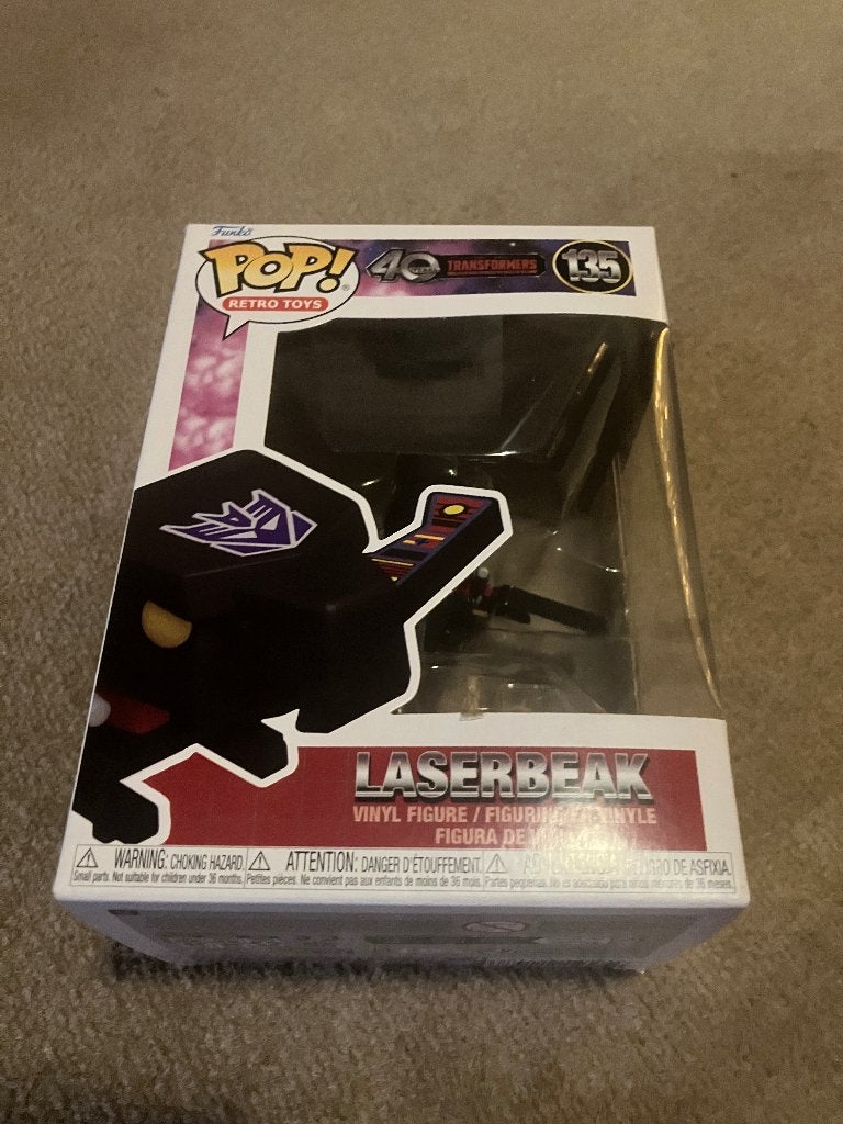 Funko POP! Transformers Decepticons Laserbeak, G1, Ophalen of Verzenden, Nieuw, Decepticons