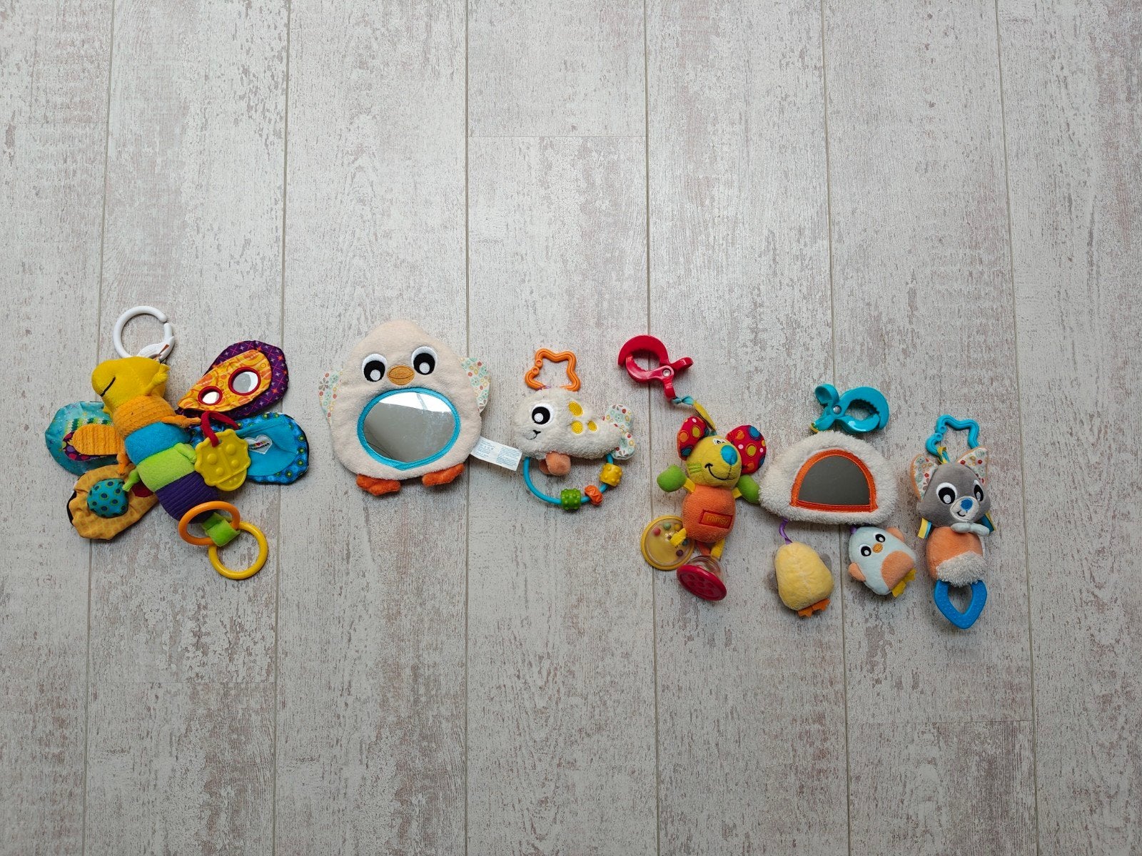 Babygym speelgoed (6 stukken) Playgro, zo goed als nieuw, Ophalen of Verzenden, Zo goed als nieuw, Babygym