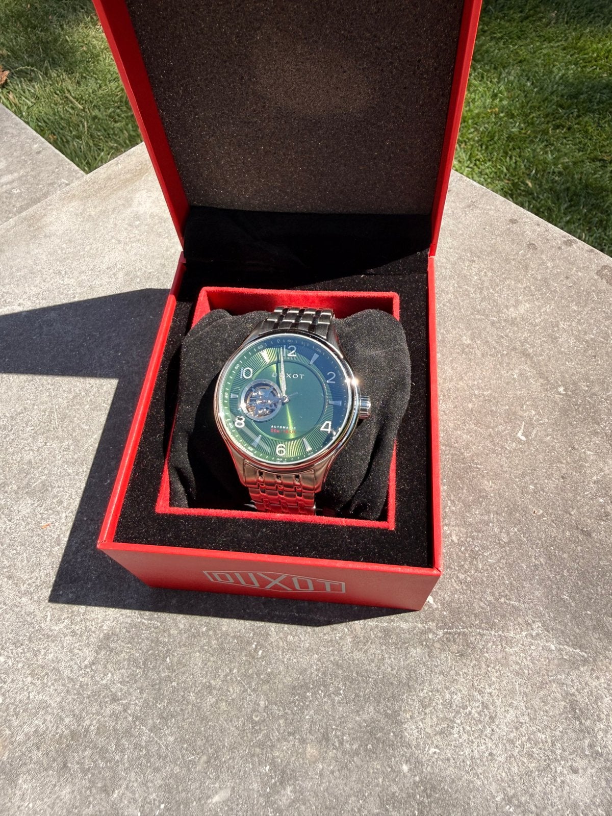 Duxot heren horloge nieuw, Ophalen of Verzenden, Zo goed als nieuw, Overige merken