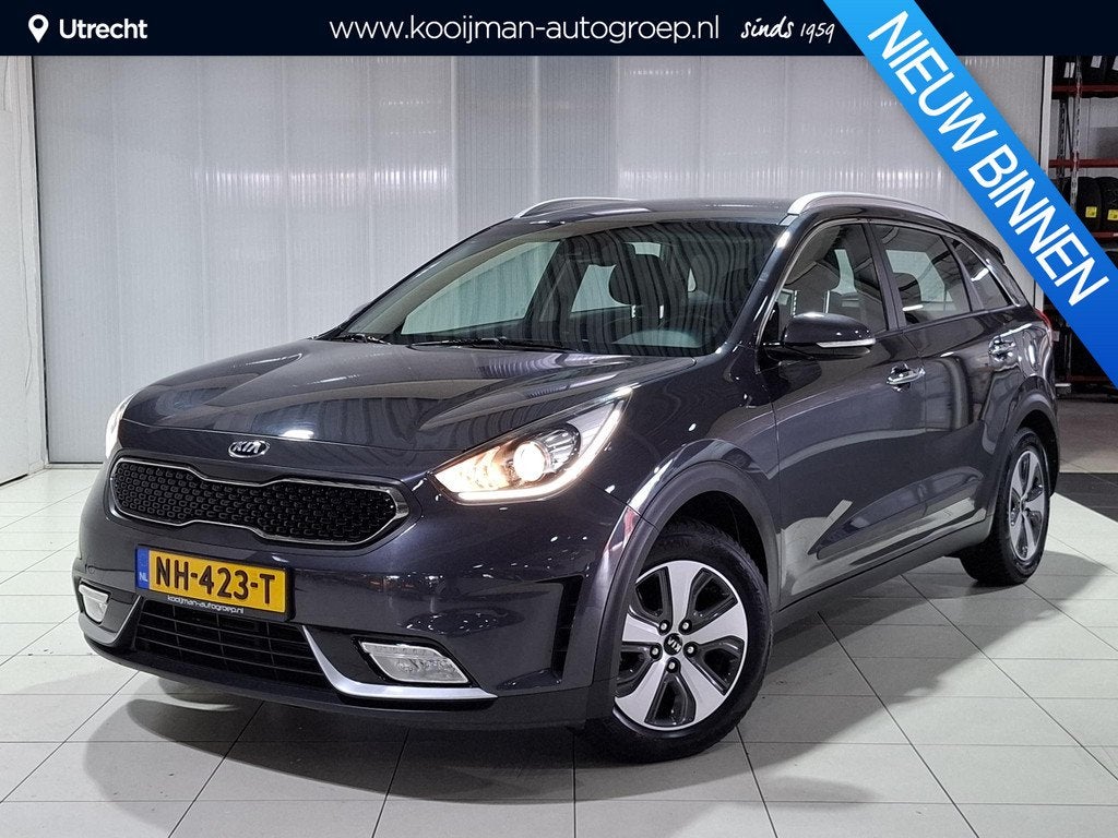 Kia Niro 1.6 GDi Hybrid First Edition Apple Carplay/Android, Auto's, Kia, Bedrijf, Te koop, Niro, ABS, Achteruitrijcamera, Airbags
