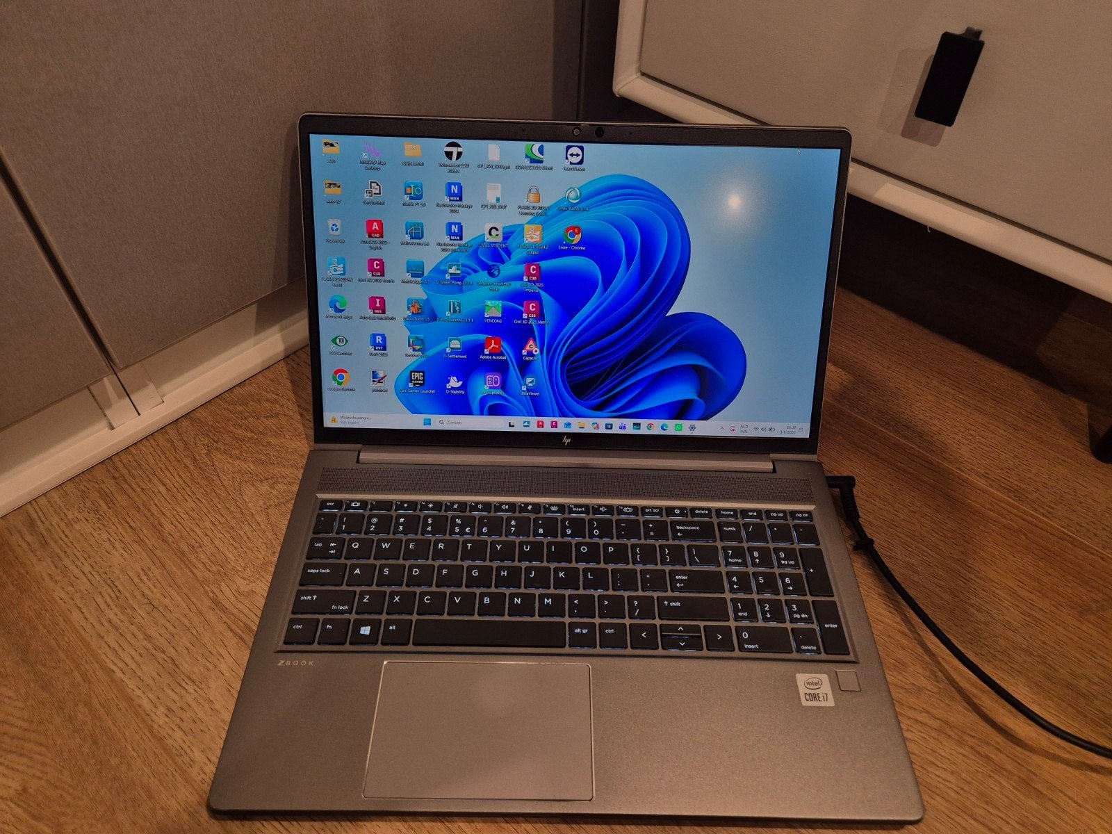 HP ZBook, Computers en Software, Windows Laptops, Ophalen, Met videokaart, 2 tot 3 Ghz, HP Zbook