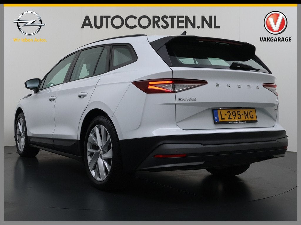 Skoda Enyaq iV 60 SOH 93% Adap.Cruise Stuur+Stoelverwarming, Auto's, Skoda, Automaat, 390 km, Achterwielaandrijving, Gebruikt