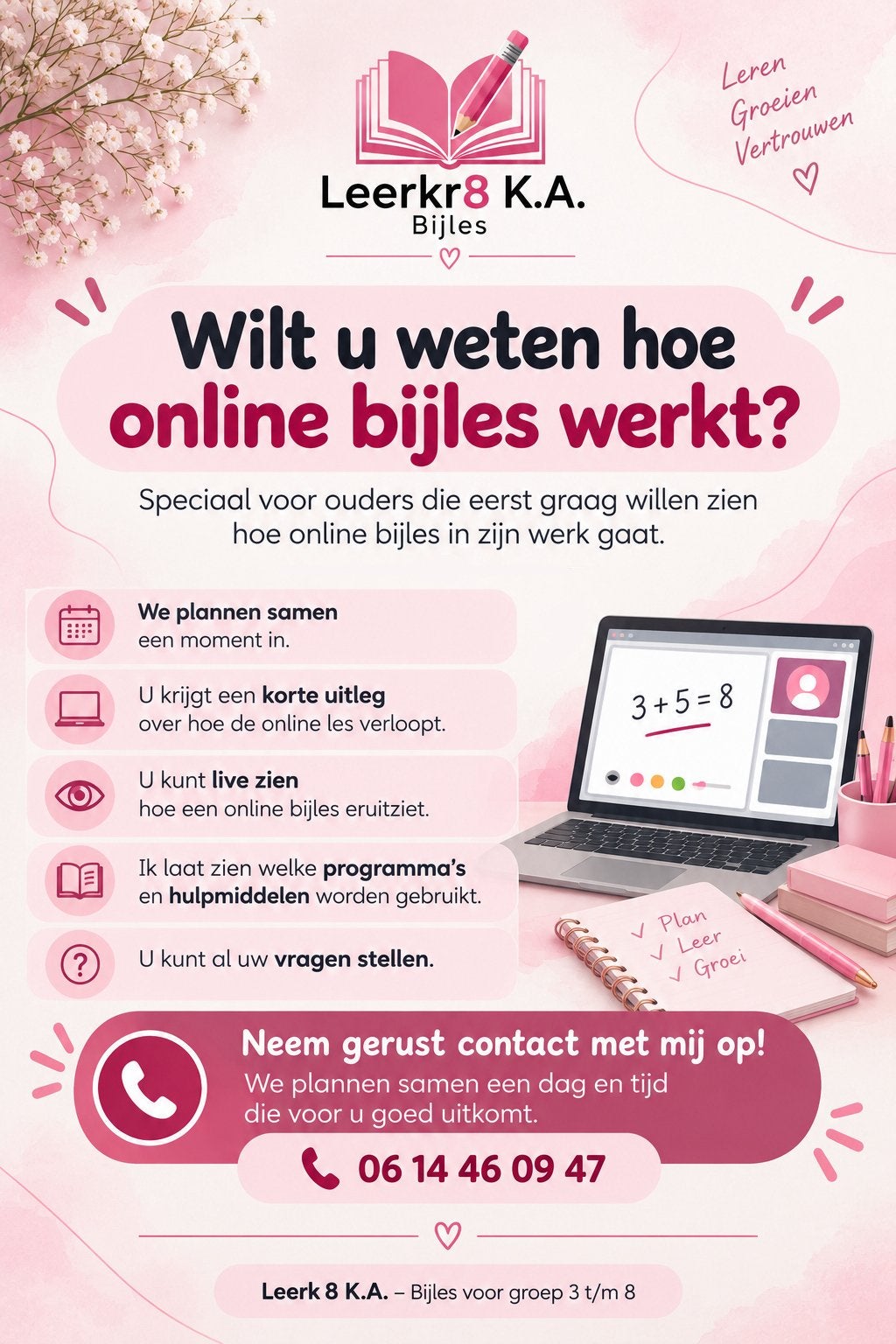 Citotraining, bijles, huiswerkbegeleiding, Privéles, Bijles