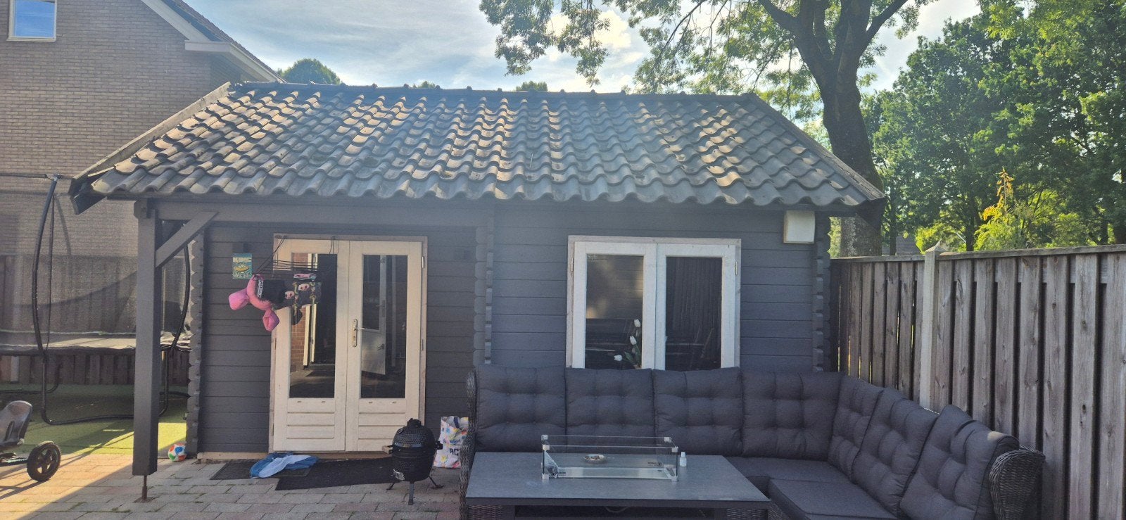 Tuinhuis tuincafe thuisbar Lagarde compleet, Ophalen of Verzenden, 250 tot 500 cm