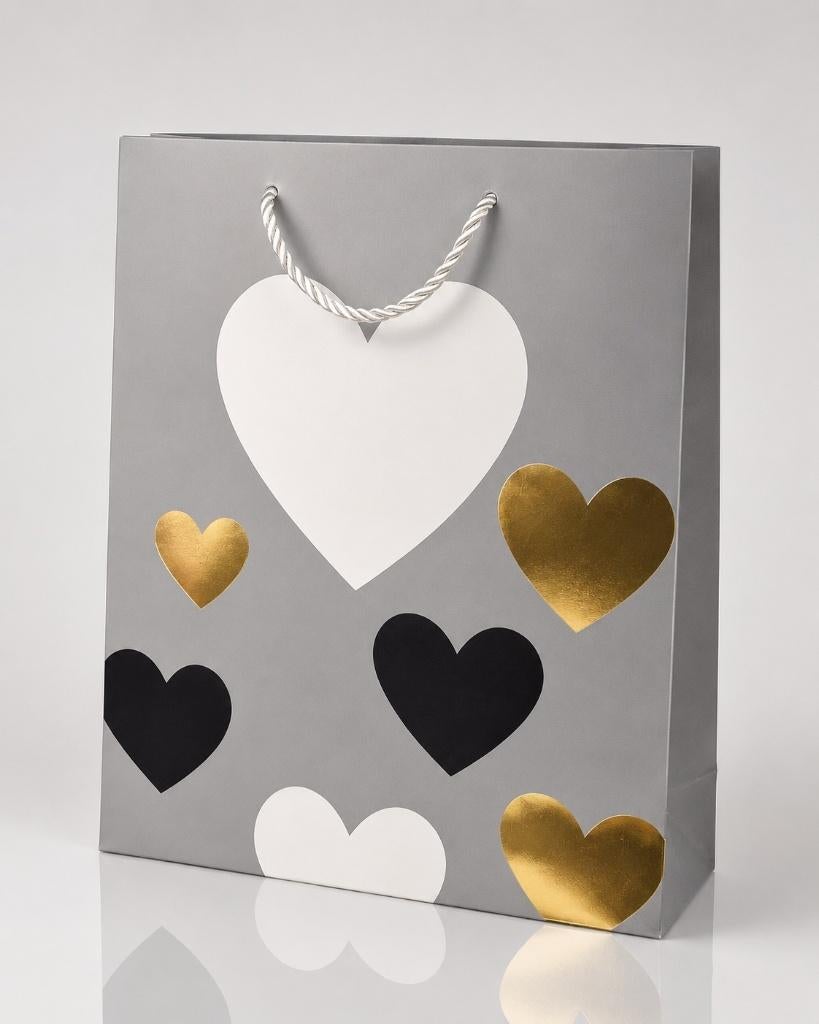 Partij cadeautassen met hart print, NHP International, Overige typen, Ophalen of Verzenden, Info@nhp-international.com