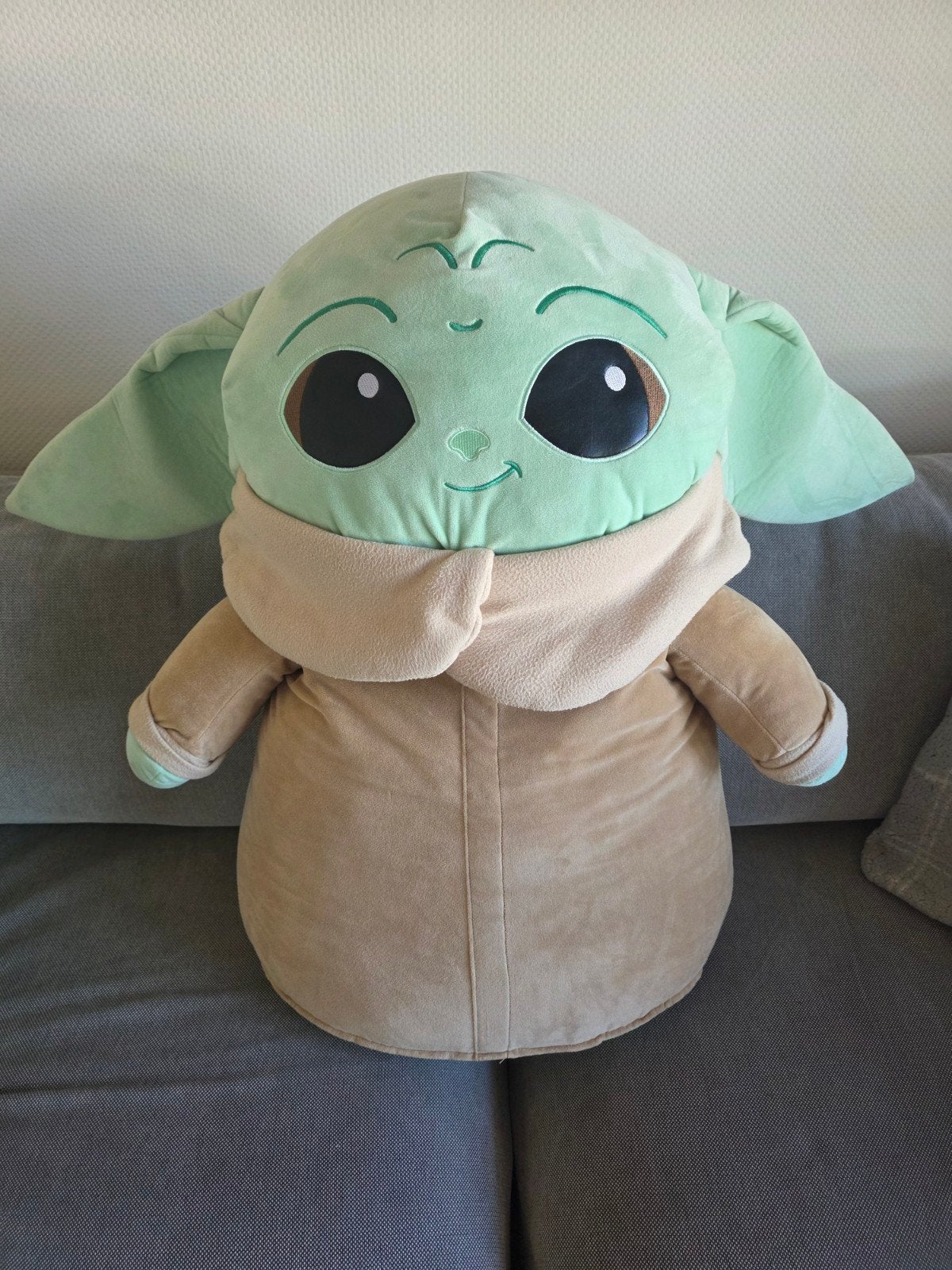 Grote Baby Yoda Knuffel - The Child uit The Mandalorian, Groen, Overige merken, Overige typen, Ophalen of Verzenden