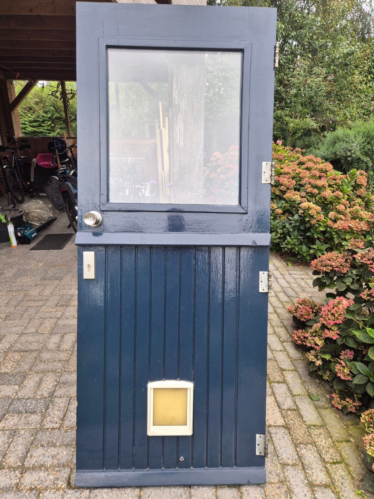 gratis Stompe deur 82x201,5 cm inclusief cilinder, Doe-het-zelf en Verbouw, Ophalen, Gebruikt, 80 tot 100 cm, Binnendeur