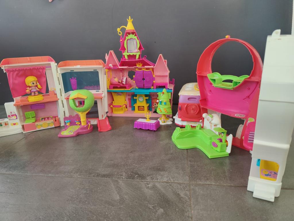 Grote Pinypon set: kasteel, huis, auto en meer!, Ophalen, Gebruikt, Meisje