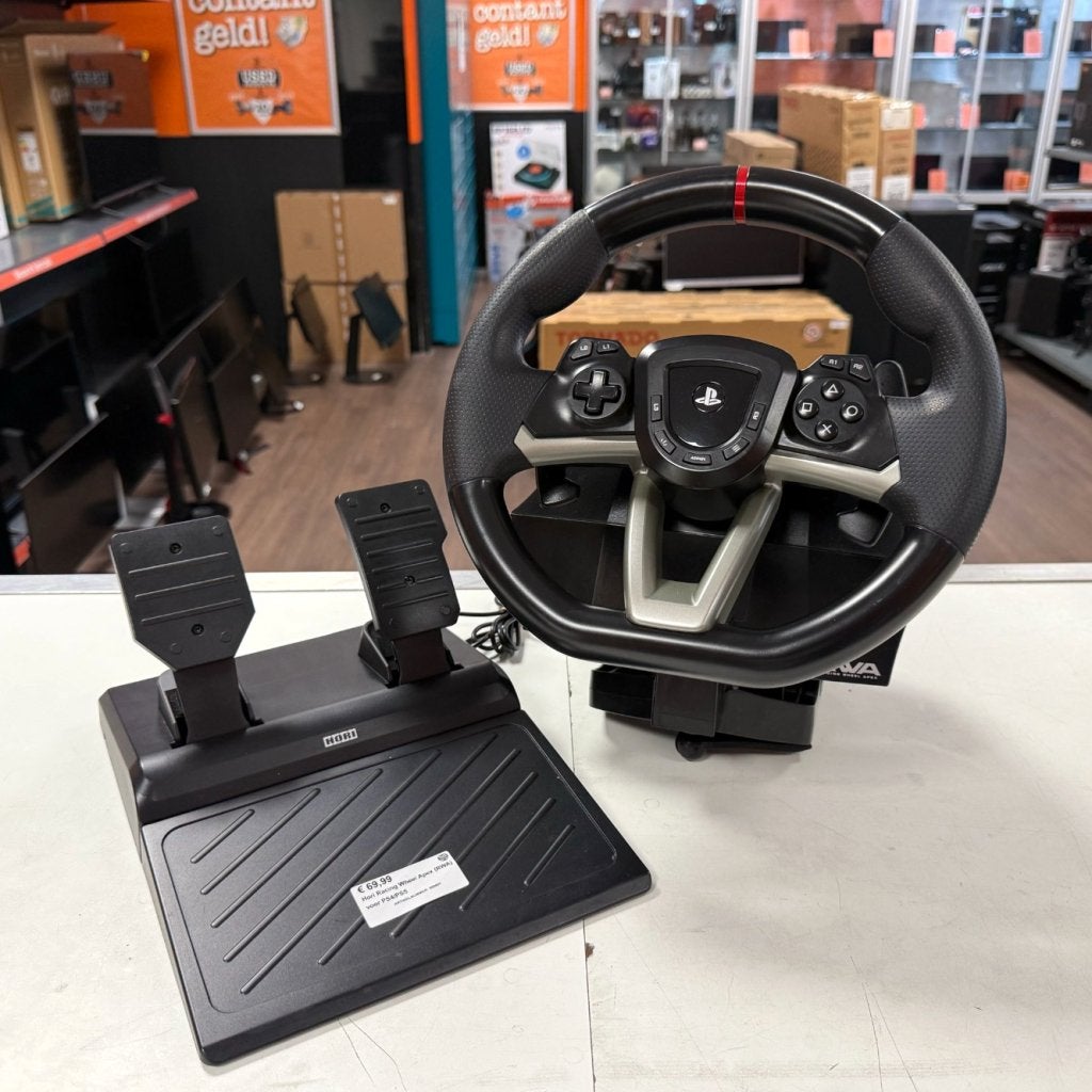 Hori Racing Wheel Apex (RWA) voor PS4/PS5, Hori, Zo goed als nieuw, Info@hori.jp, HORI Co., Ltd.
4-12-15 Taihei, Sumida City
Tokyo 130-0012
Japan