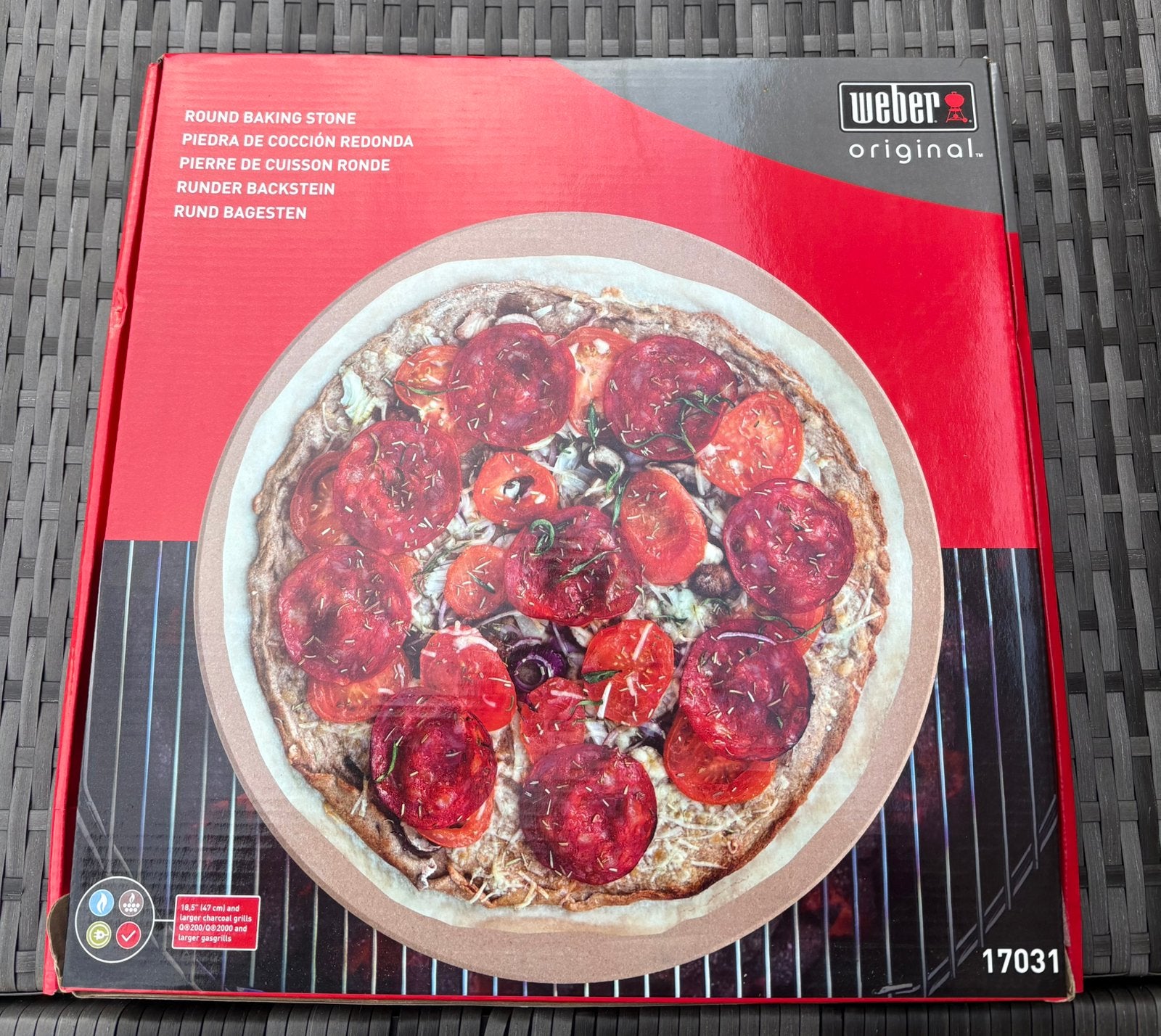Weber pizza steen nieuw in doos, Ophalen, Nieuw