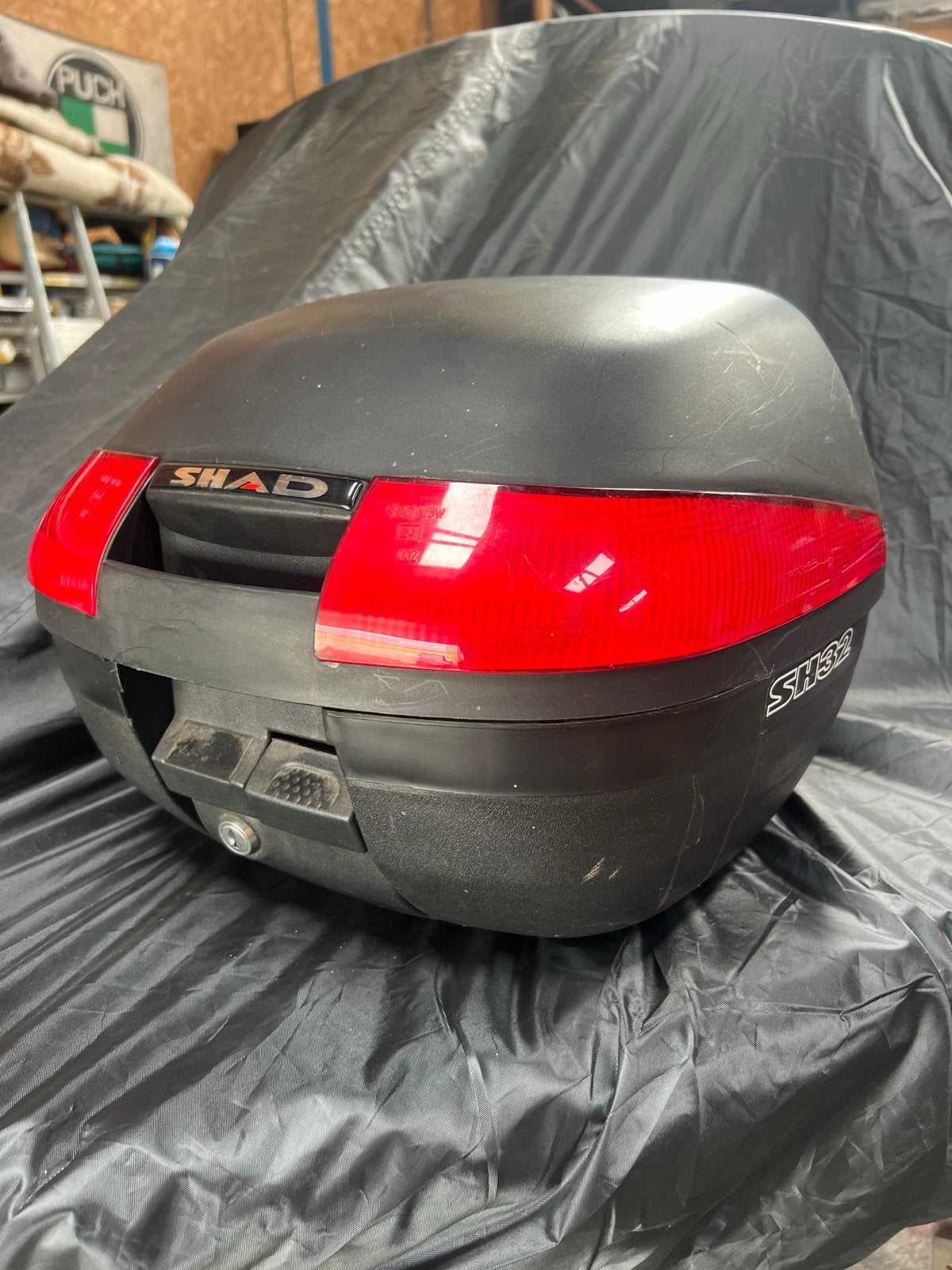 Shad SH32 Koffer - Gebruikte Topkoffer voor Scooter/Motor, Ophalen of Verzenden, Gebruikt