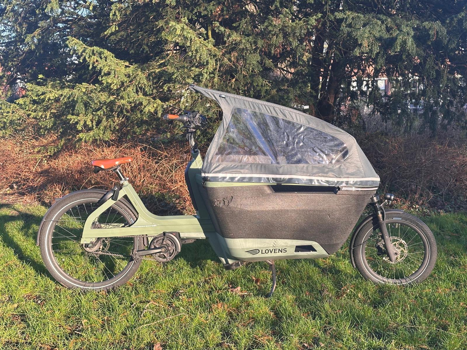 Lovens Explorer 50, Fietsen en Brommers, Fietsen | Bakfietsen, Ophalen, Gebruikt, Huif, 2 kinderen