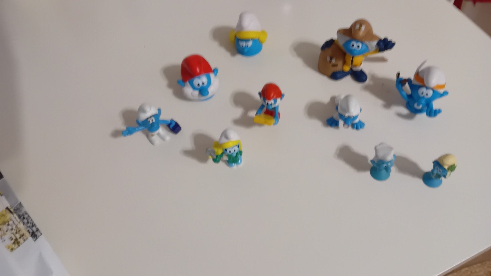 Smurfen 10 stuks, Ophalen of Verzenden, Verschillende Smurfen