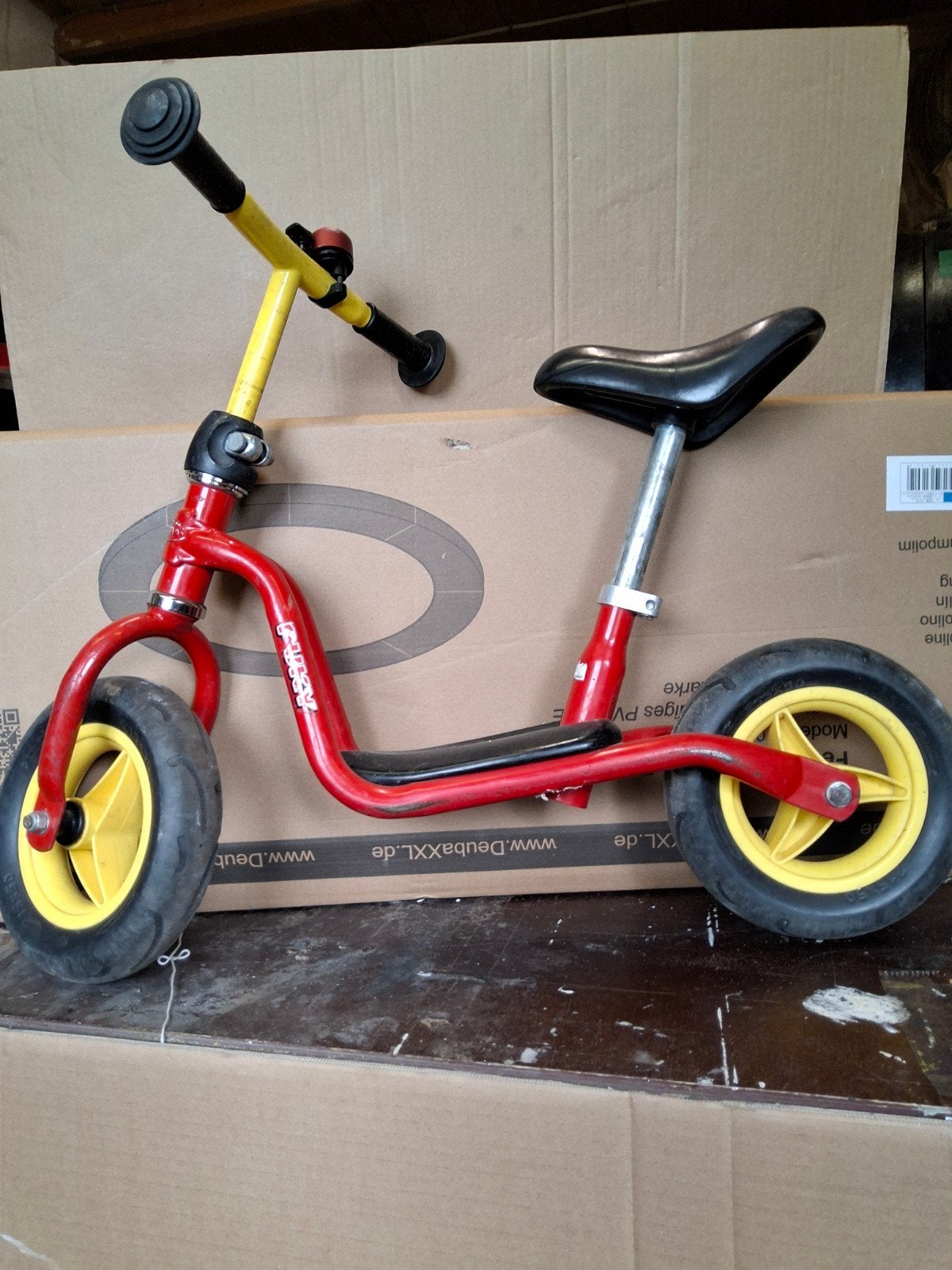 Puky loopfiets (rood/geel of blauw/zwart), Fietsen en Brommers, Ophalen, Gebruikt, Overige typen, Puky